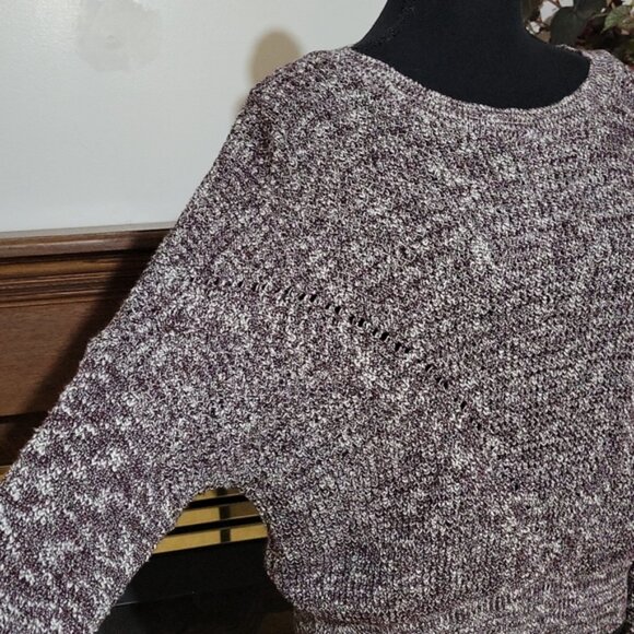 NWT Alley & Gabby Knit Sweater Bow Tie Statement Sleeves - Picture 5 of 9